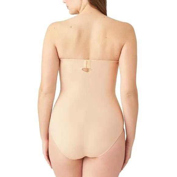 $132 WACOAL Red Carpet Strapless Shaping Bodybriefer 801219 36D Nude