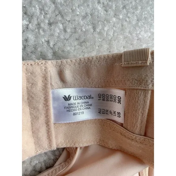 $132 WACOAL Red Carpet Strapless Shaping Bodybriefer 801219 36D Nude