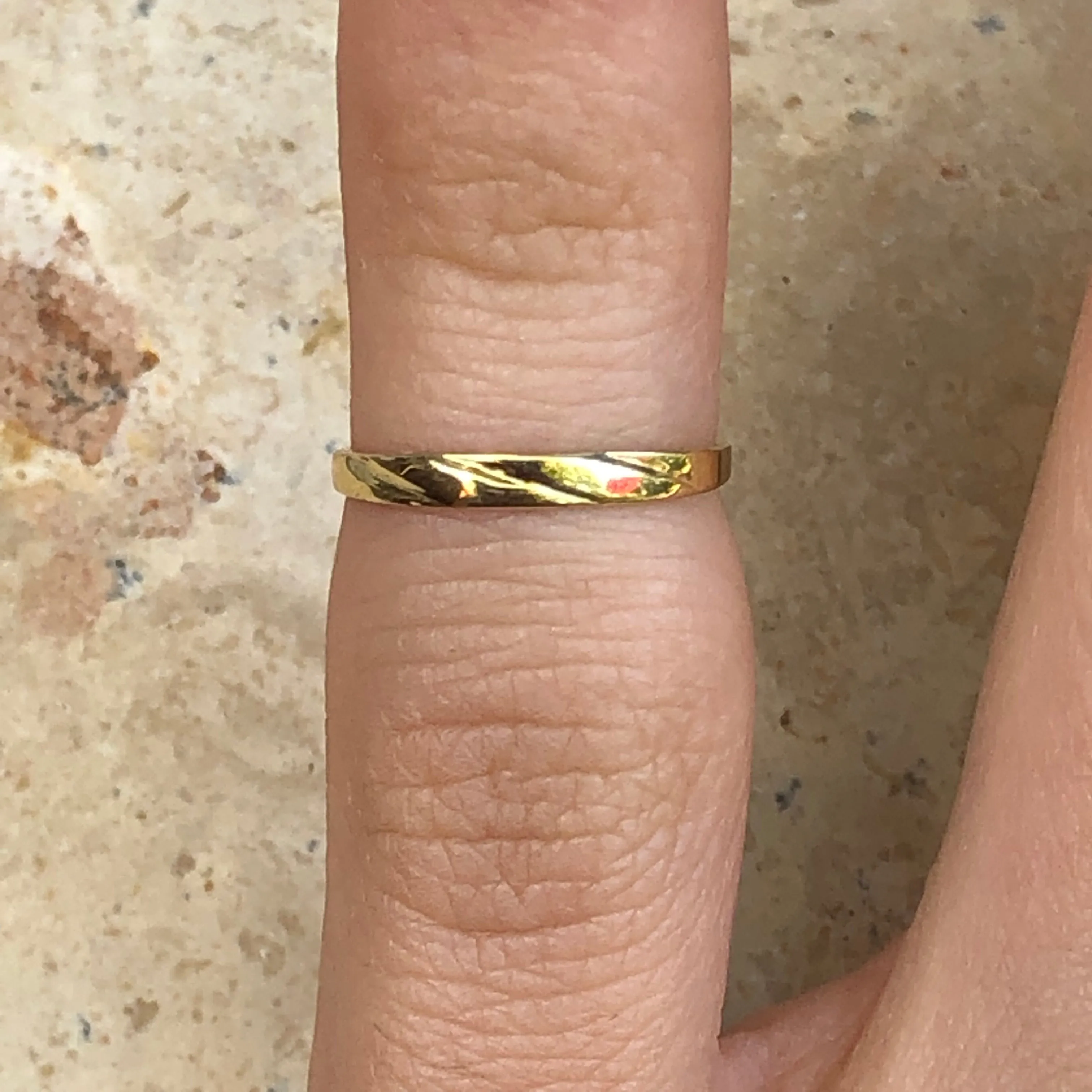 14KT Yellow Gold Polished Fancy Diamond-Cut Toe Ring