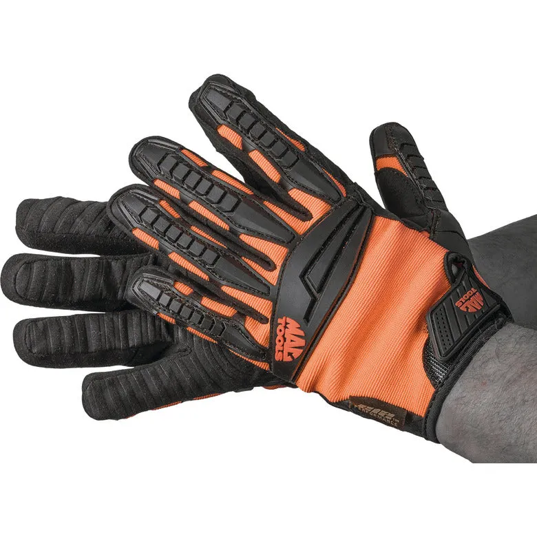212 Hi-Viz Orange Impact Gloves - Medium