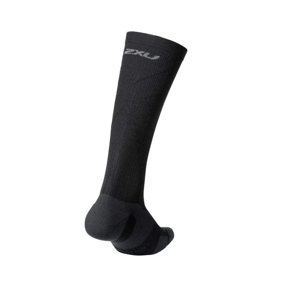 2XU Vectr Light Cushion Full Length Compression Socks - Black/Titanium