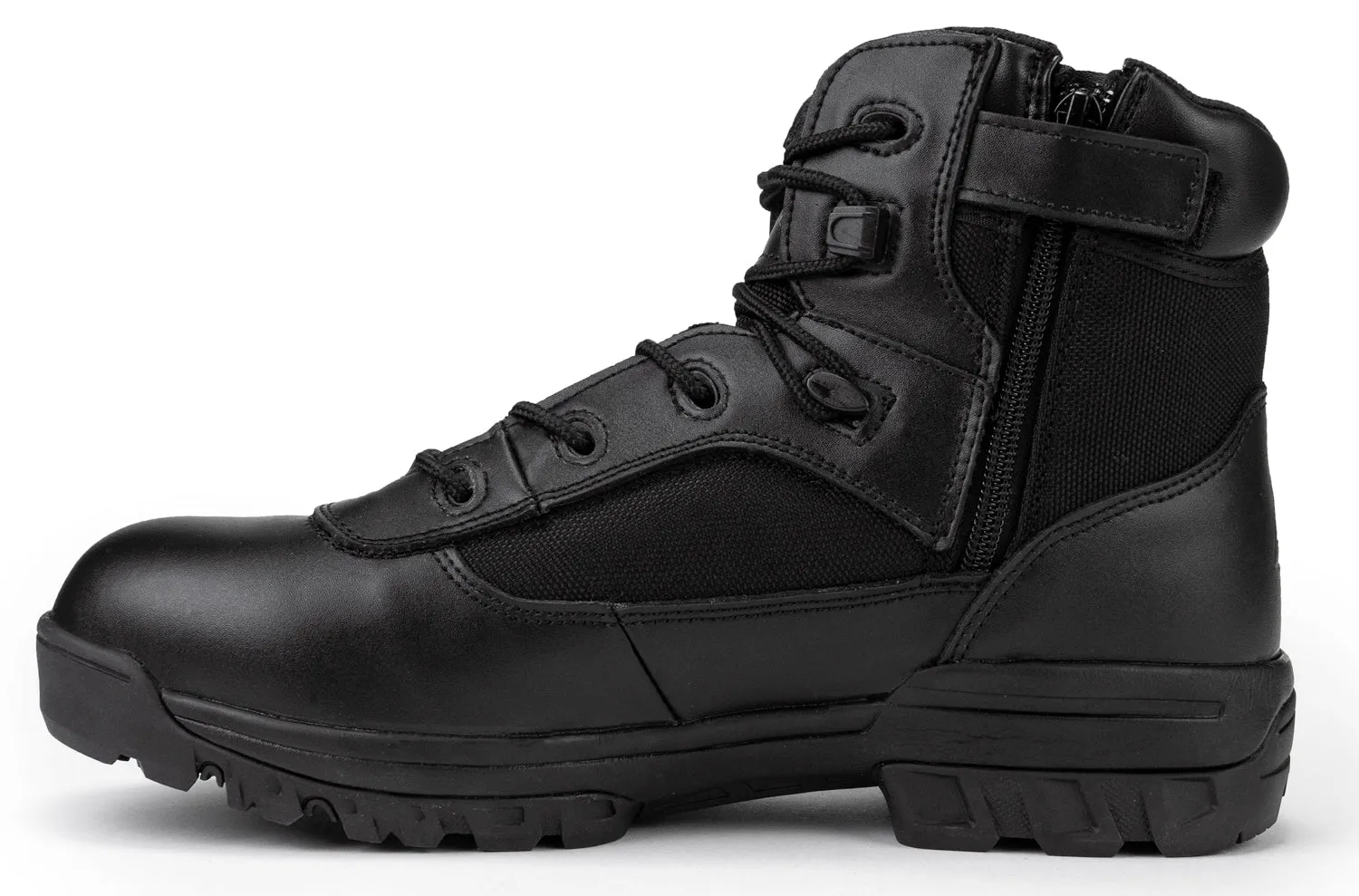 6" CoolMax Tactical Combat Side Zip Boots (Black)