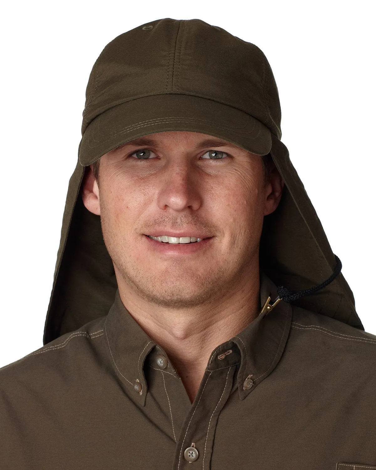 Adams Low-Profile Cap with Neck Cape