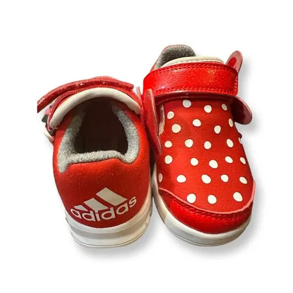 Adidas Disney X M&amp;M Minnie Mouse Size 7K Infant Velcro Shoes with Box