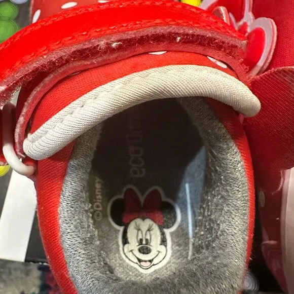 Adidas Disney X M&amp;M Minnie Mouse Size 7K Infant Velcro Shoes with Box