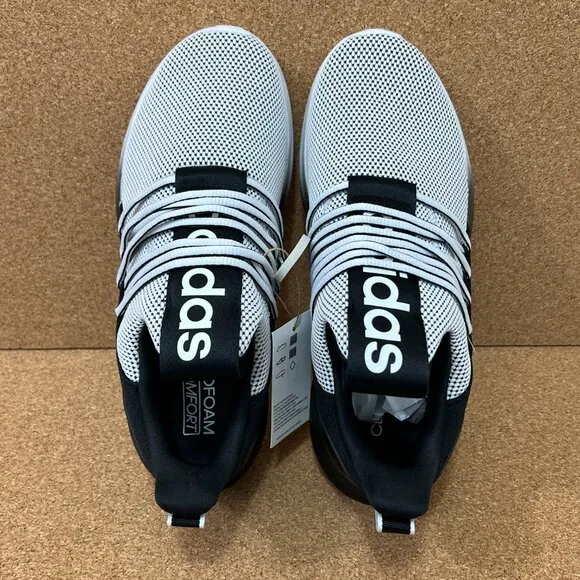 Adidas Lite Racer Adapt 7.0 Wide Running Shoes Men's Size 8 Wide Gray Black NEW