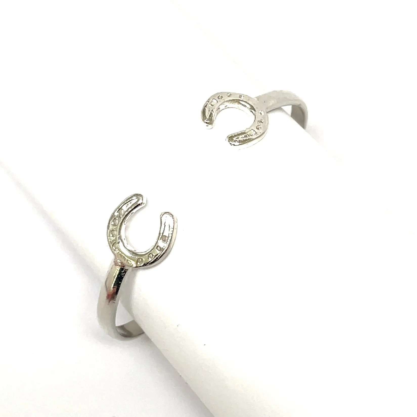 Adjustable Double Horseshoe Bangle Cuff
