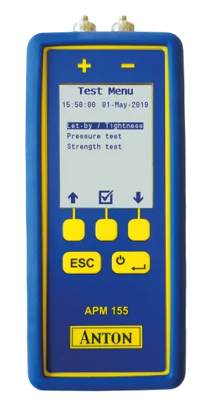Anton APM 155 Differential Pressure Meter with Bluetooth for iOS and Android