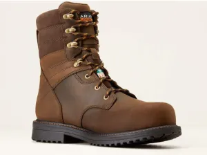 Ariat Men's Rigtek Csa 8" Comp Toe WP Work Boot -Brown- 10035989
