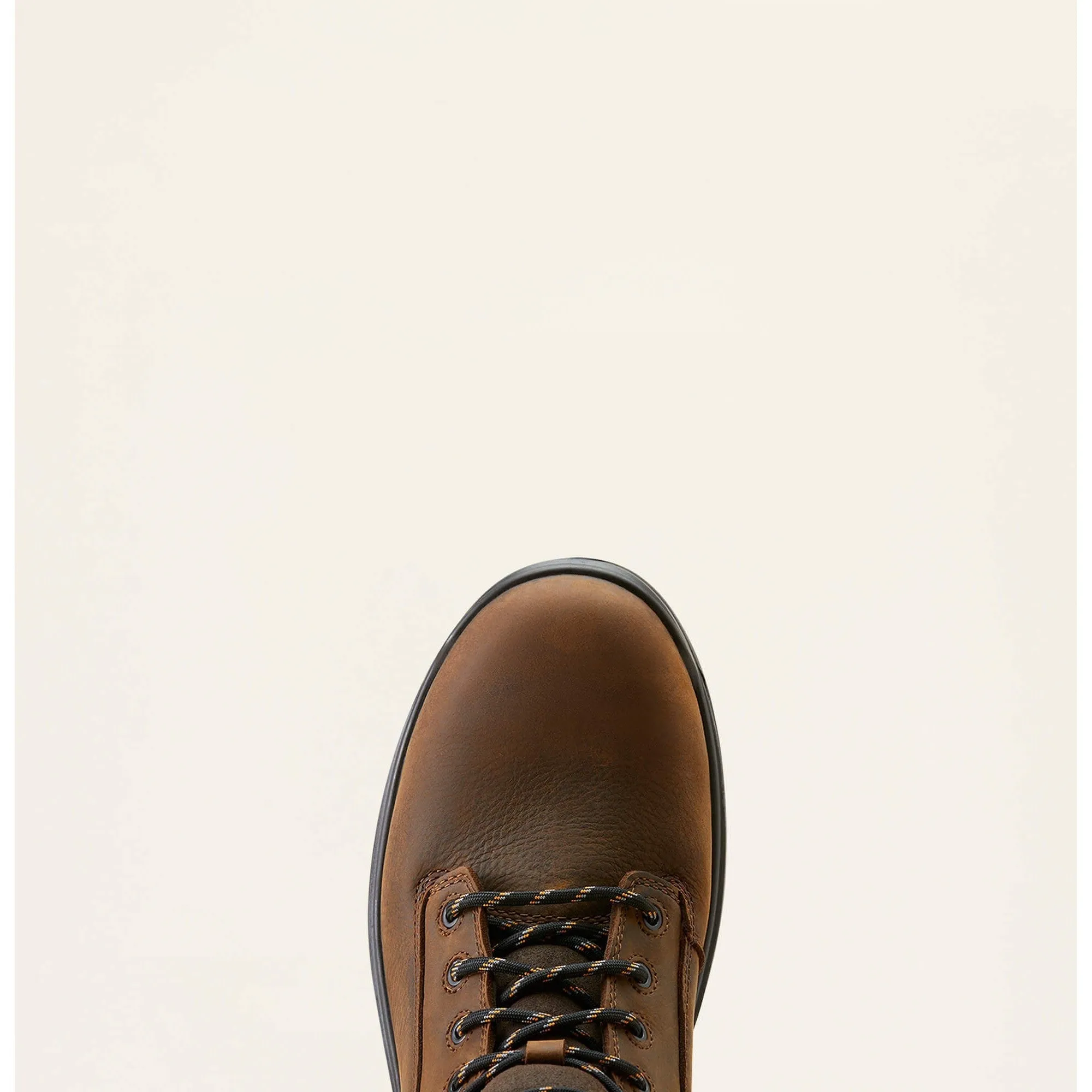 Ariat Men's Turbo 8" Soft Toe WP Lace-Up Work Boot - Brown - 10050843
