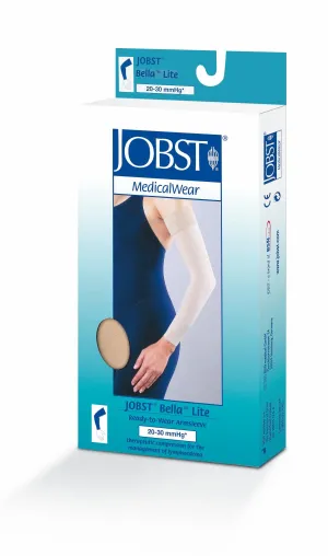 Armsleeves Beige w/Silicone Regular 15-20mmhg Jobst Bella Lite