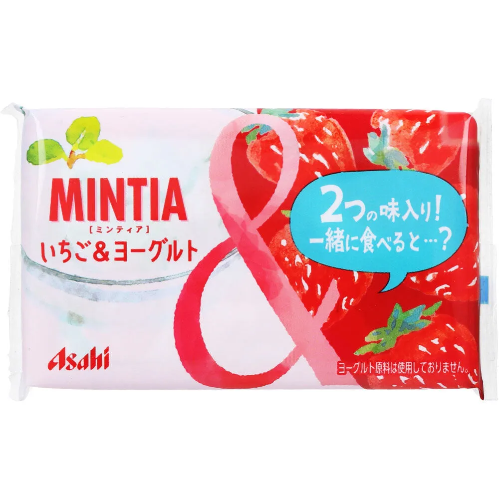 Asahi MINTIA Breath Mints - Strawberry Yogurt Flavor, 25g