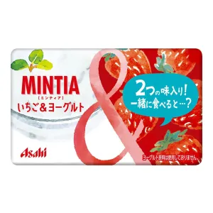 Asahi MINTIA Breath Mints - Strawberry Yogurt Flavor, 25g