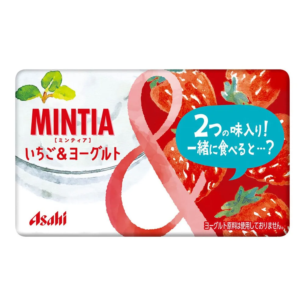 Asahi MINTIA Breath Mints - Strawberry Yogurt Flavor, 25g