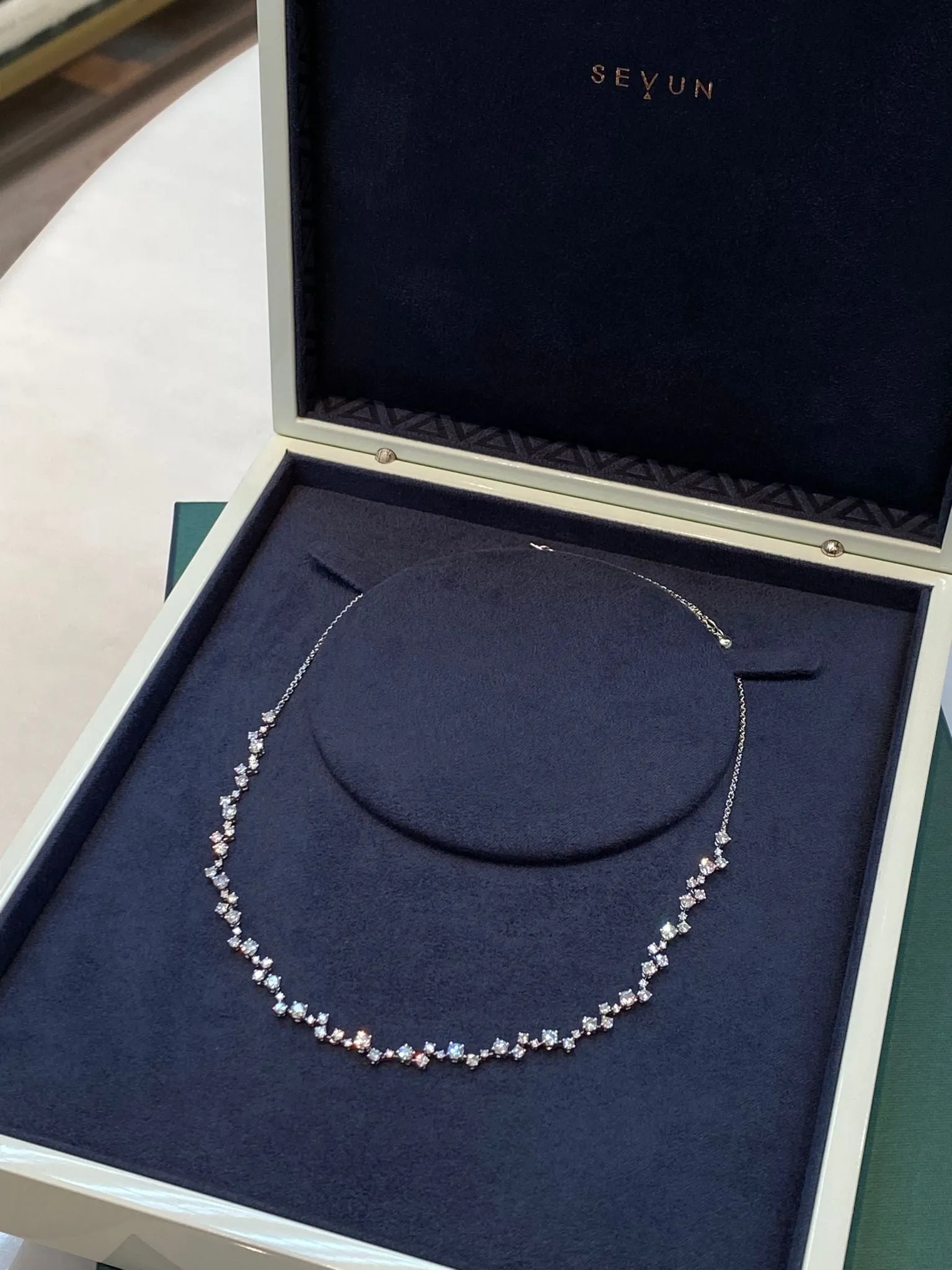 Baby's Breath Diamond Necklace
