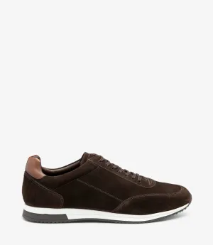 Bannister Dark Brown Suede