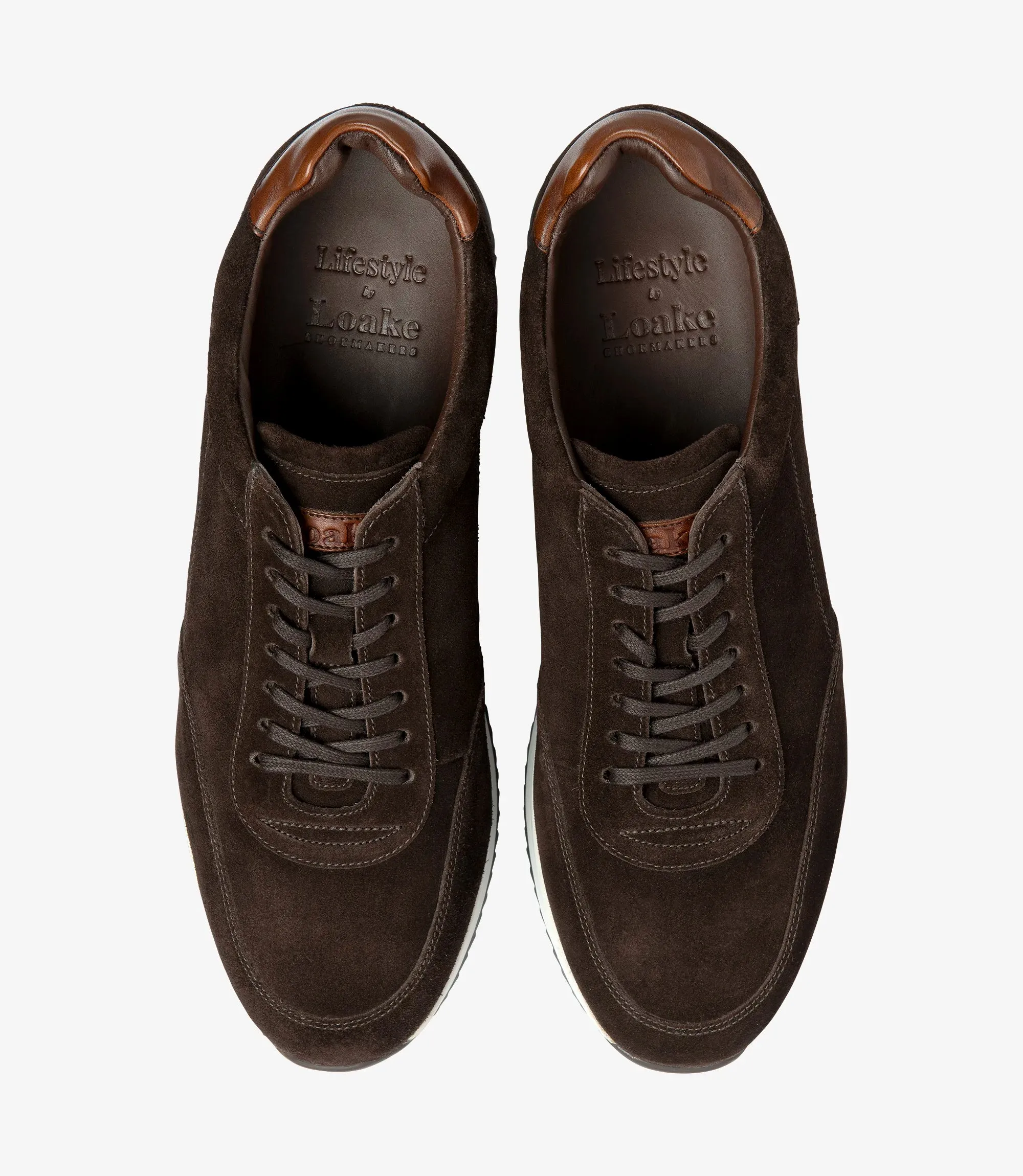 Bannister Dark Brown Suede