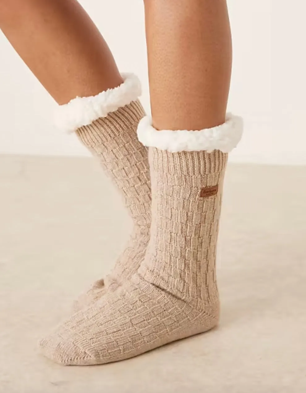 Barbour Cable knit lounge socks - 3 colours