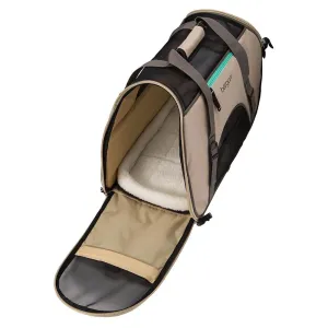 Bergan Pet Comfort Carrier (Large Black / Brown 19" x 10" x 13")