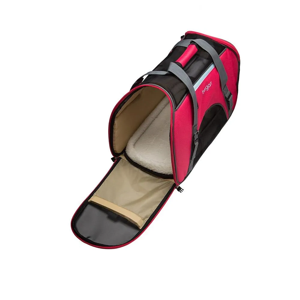 Bergan Pet Comfort Carrier (Large Black / Brown 19" x 10" x 13")