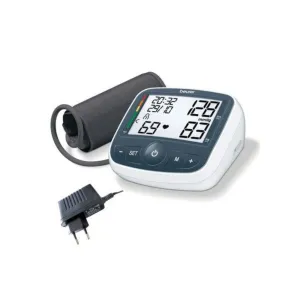 Beurer Upper Arm Blood Pressure Monitor BM 40 with Main Adaptor