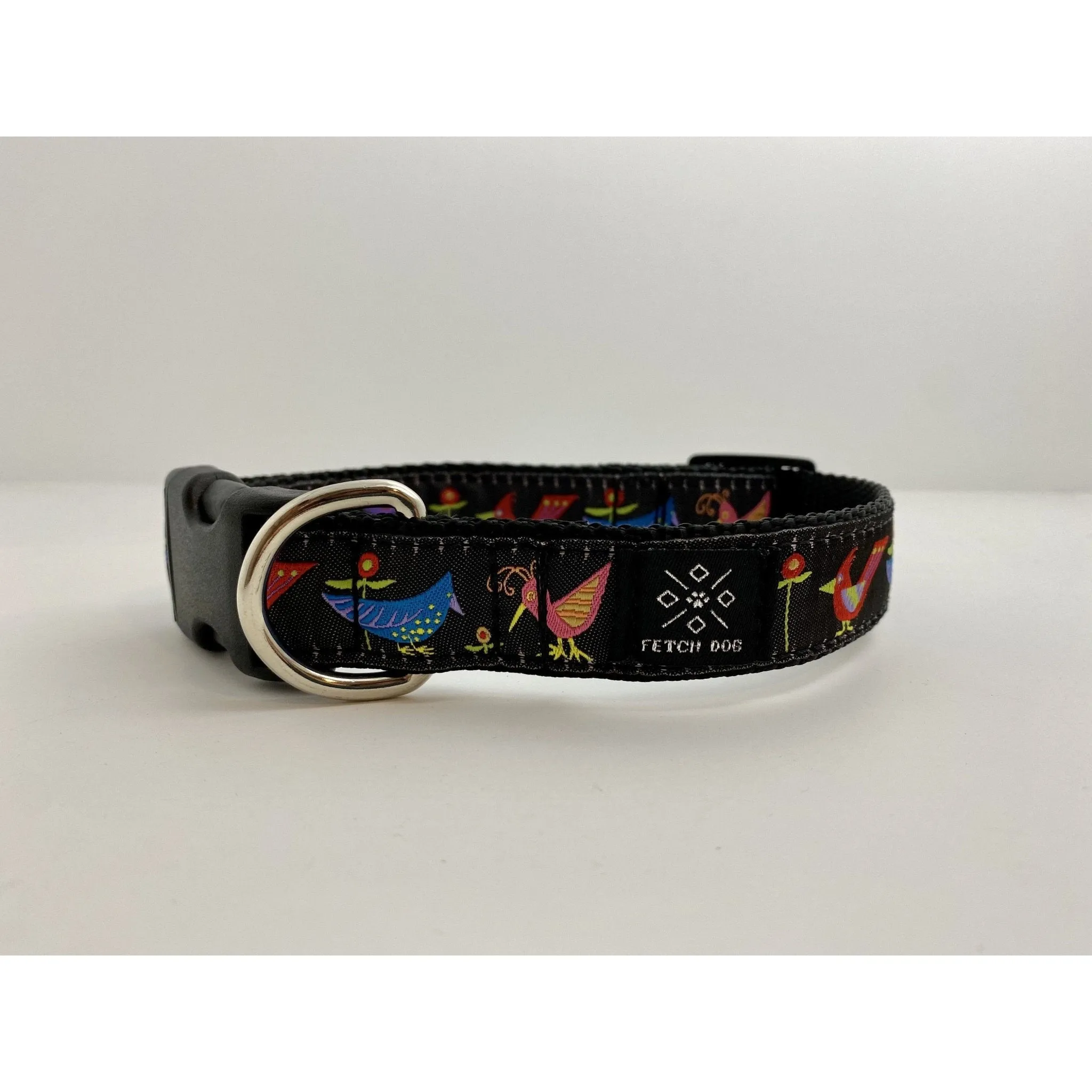 Birds and Flowers Dog Collar