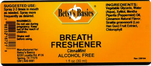 Breath Freshener Spray, 1 oz