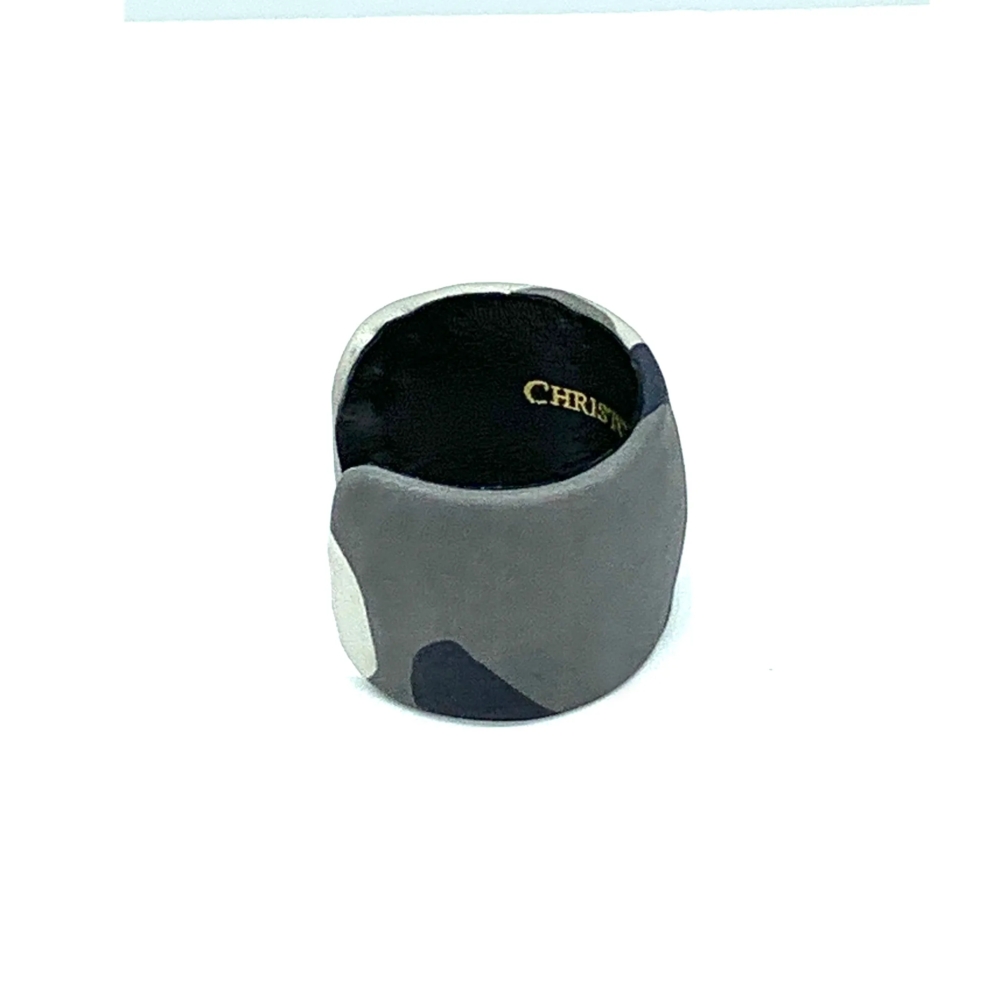 CA Amazon Grey Leather Camouflage Cuff