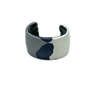 CA Amazon Grey Leather Camouflage Cuff