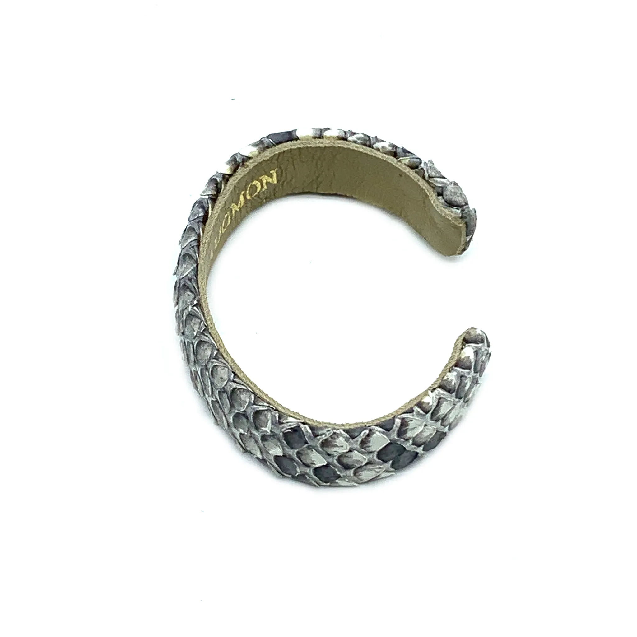 CA Christopher Augmon Matte Natural Python ½” Cuff