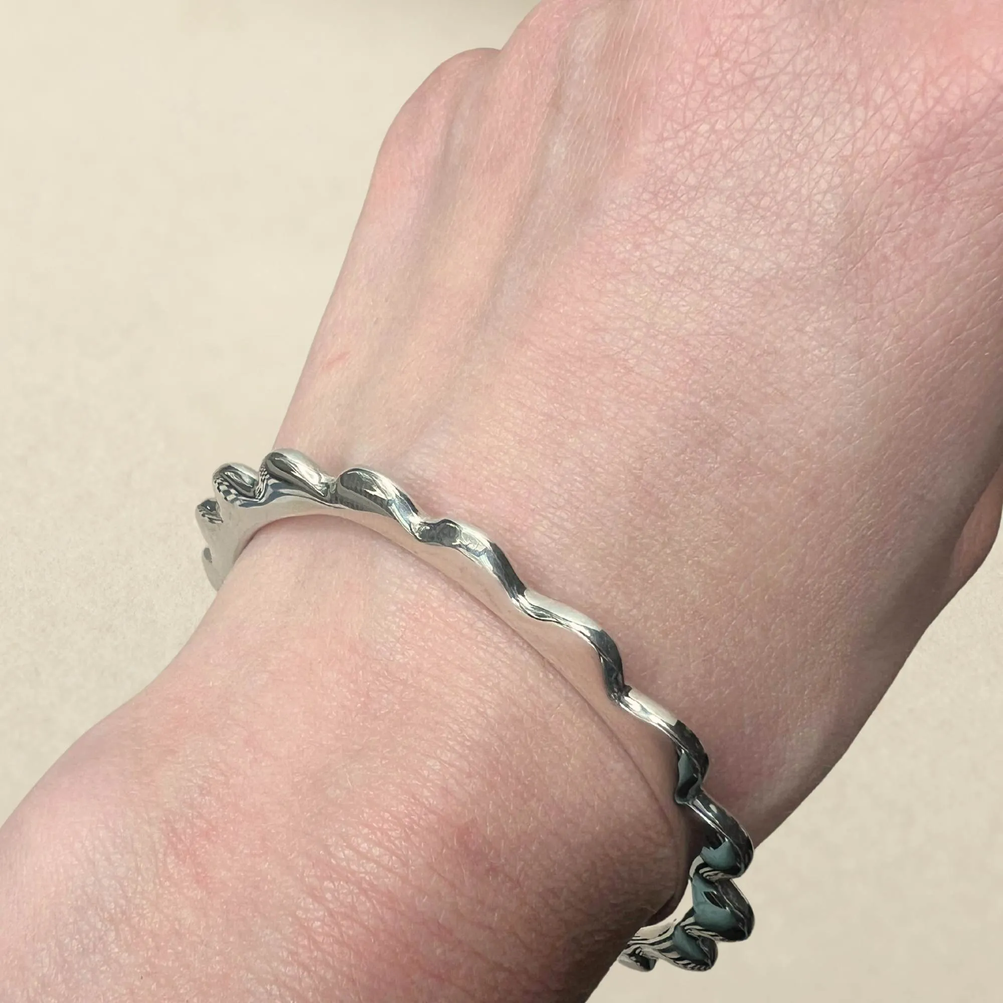 Cadence Cuff - Sterling Silver - SS01