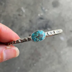 Campitos Turquoise Stamped Cuff #1