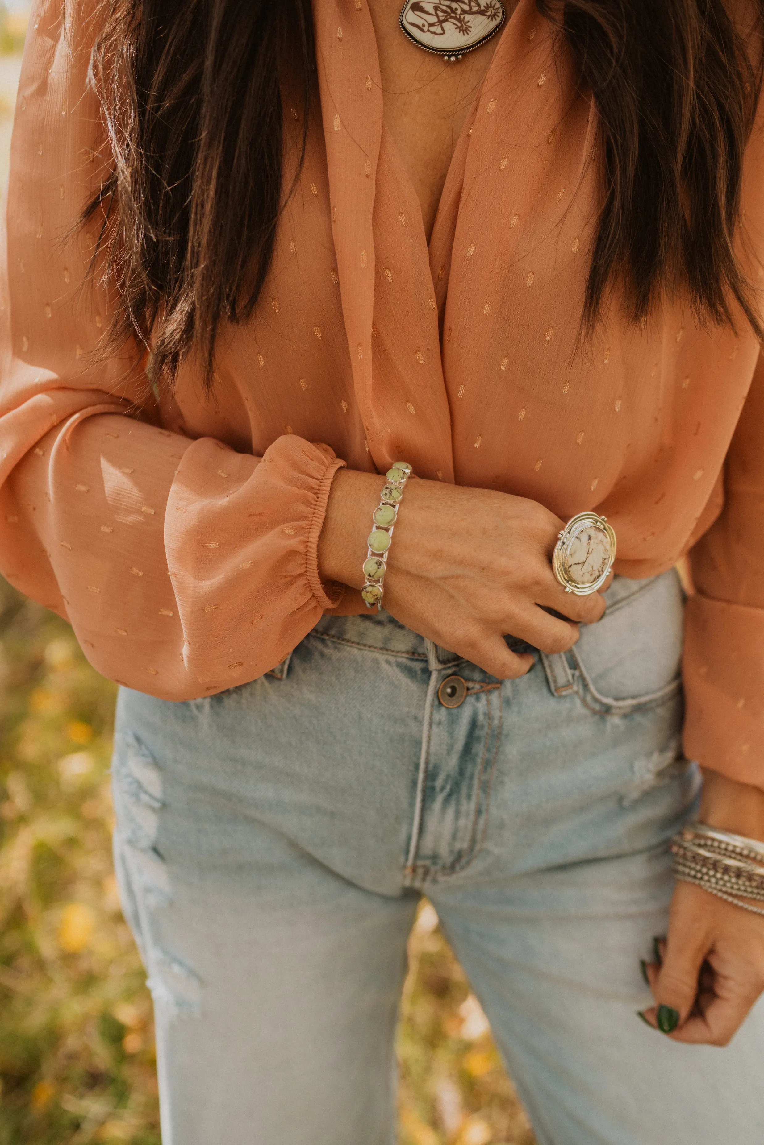 Carmina Cuff | Lemon Chrysoprase