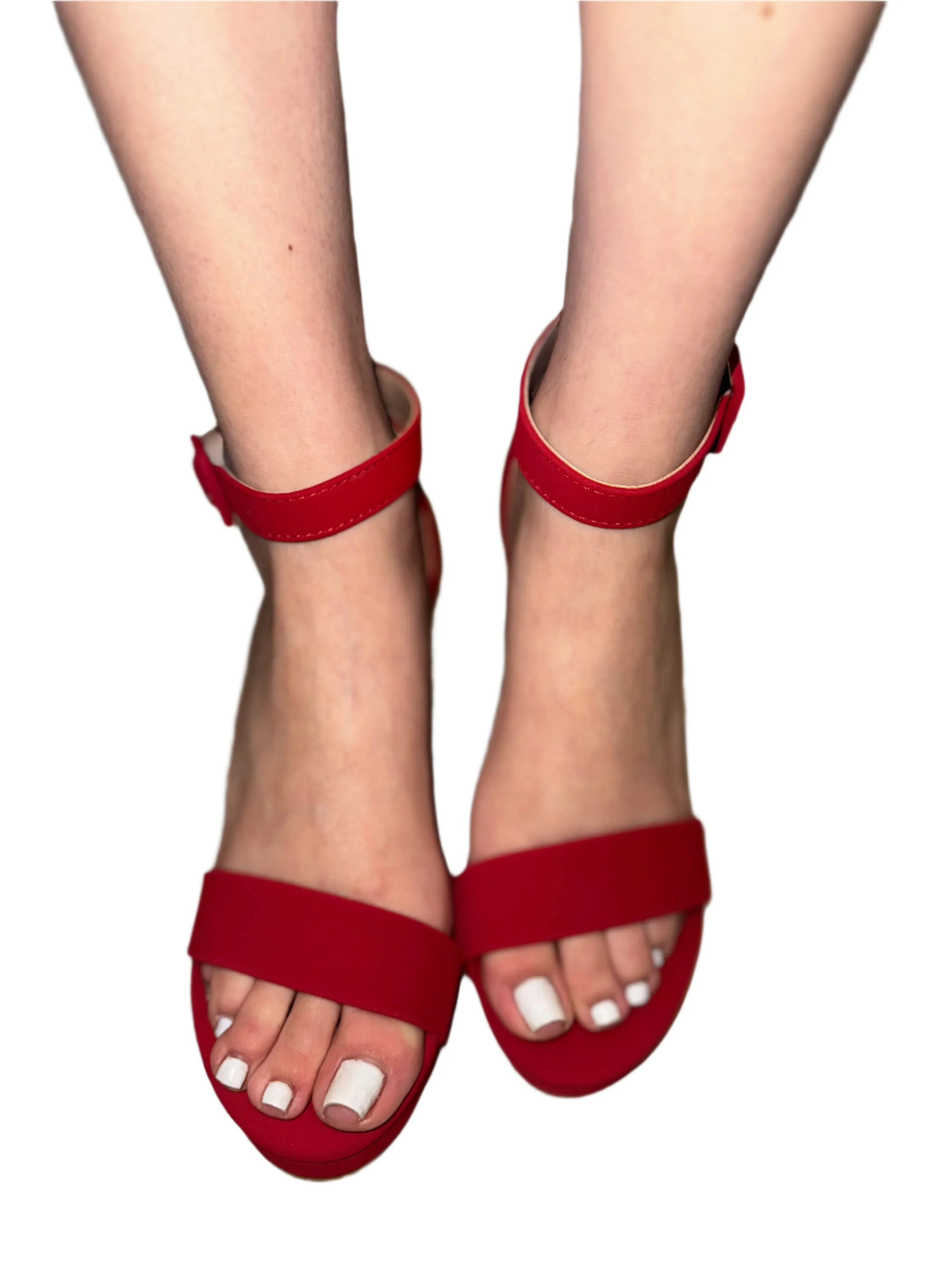 CASUAL BLOCK HEEL WITH ADJUSTABLE ANKLE BAND CENTURY-S
