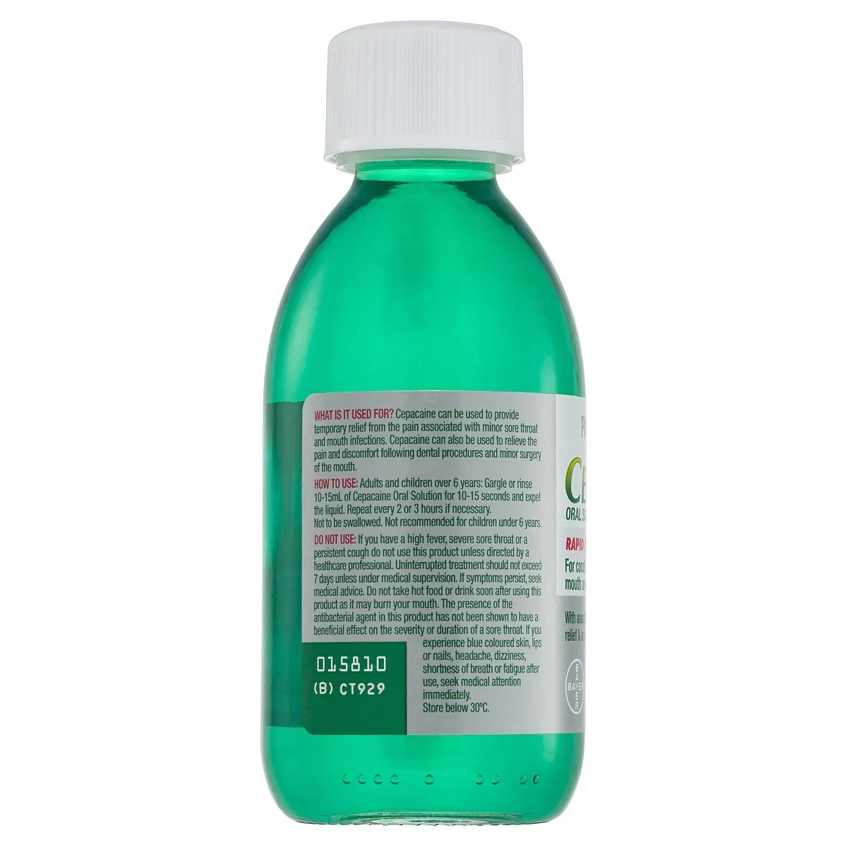 Cepacaine Mouthwash Liquid 200mL
