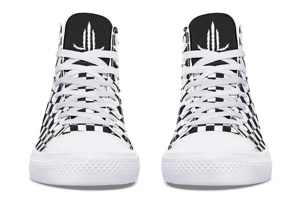 Checkered Bats V2 Hightops