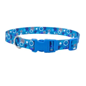 Coastal Adjustable Styles Dog Collar Bubbles