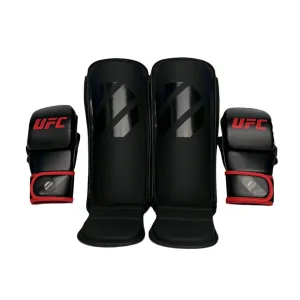 Combo UFC Sparring: Guantes   Canilleras MMA UFC - 100% Poliuretano