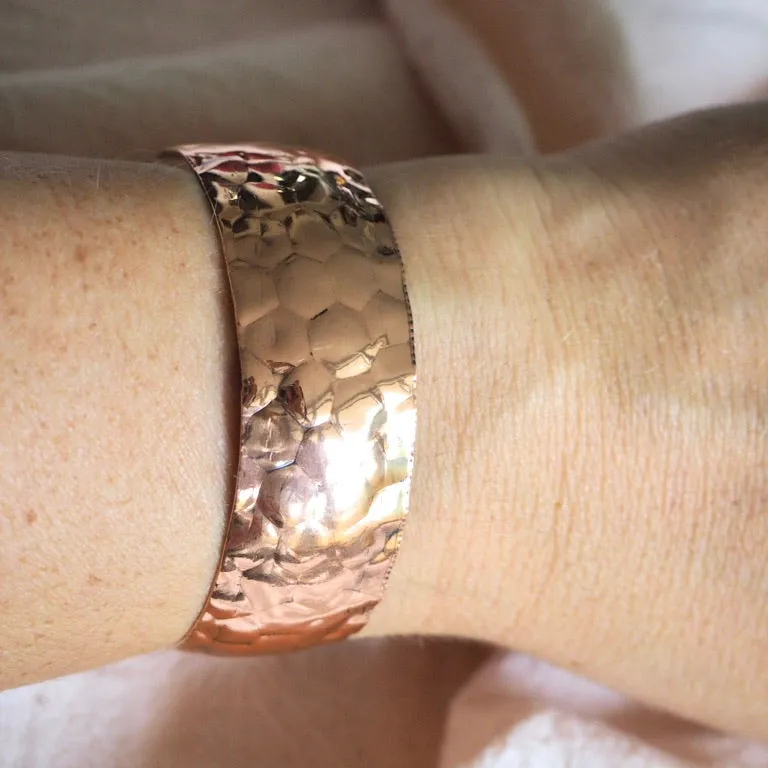 Copper Fold Form Cuff 7 - PK Jewelry