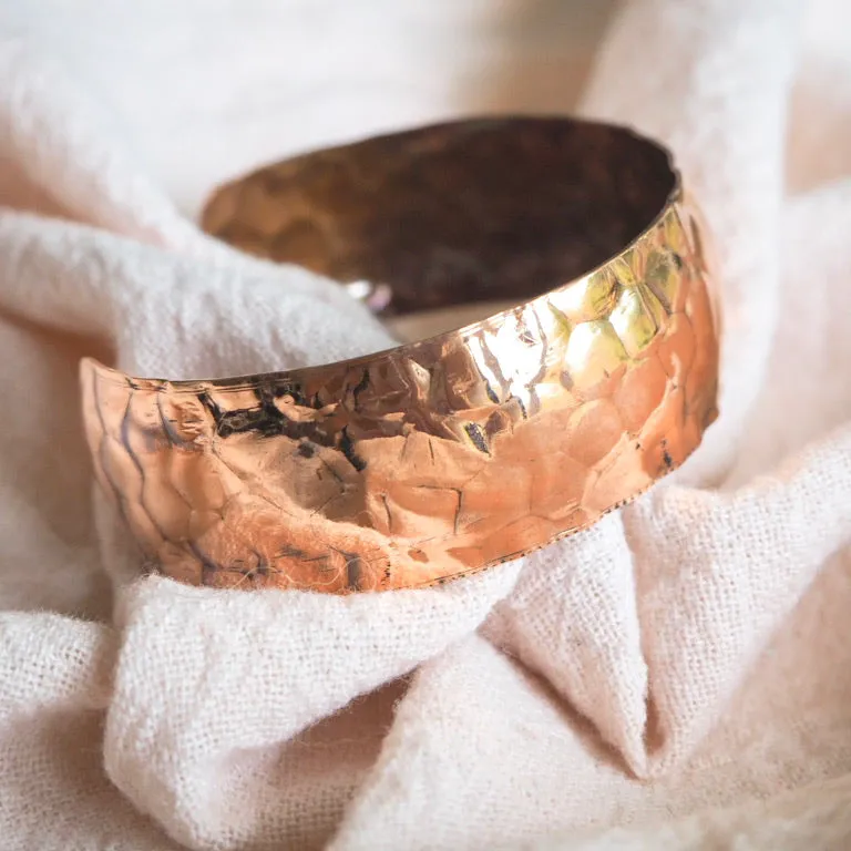 Copper Fold Form Cuff 7 - PK Jewelry
