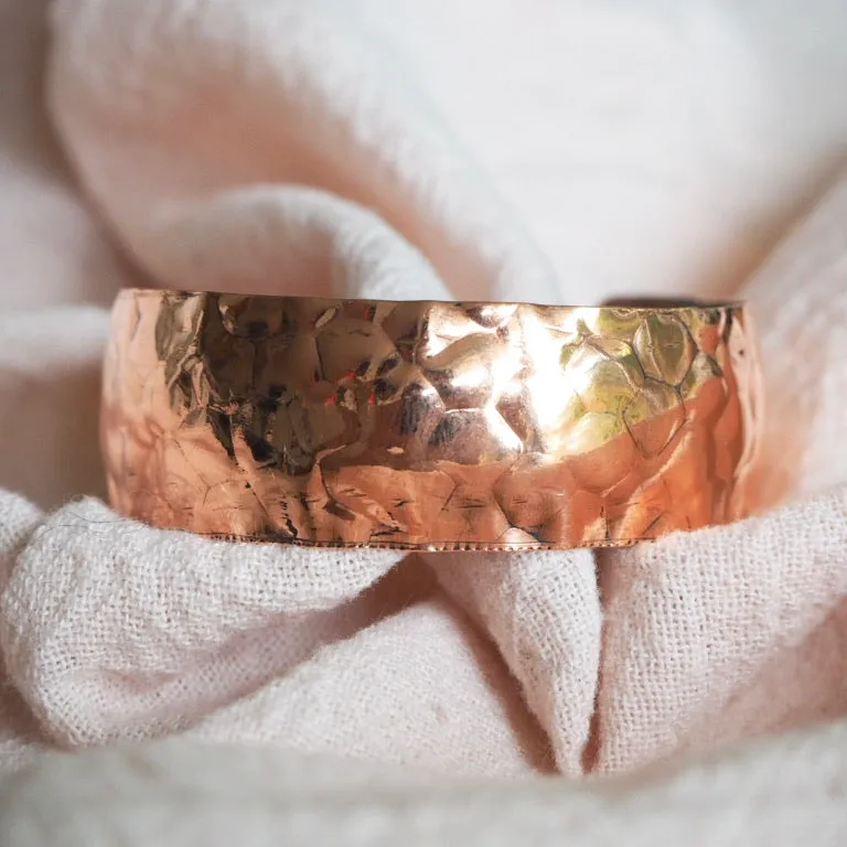 Copper Fold Form Cuff 7 - PK Jewelry