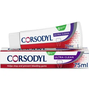 Corsodyl Ultra Clean Daily Care Bleeding Gum Fluoride ToothPaste 75 ml