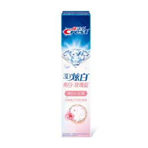 Crest 3D White Fresh Whitening Toothpaste with Rose Salt - 120g