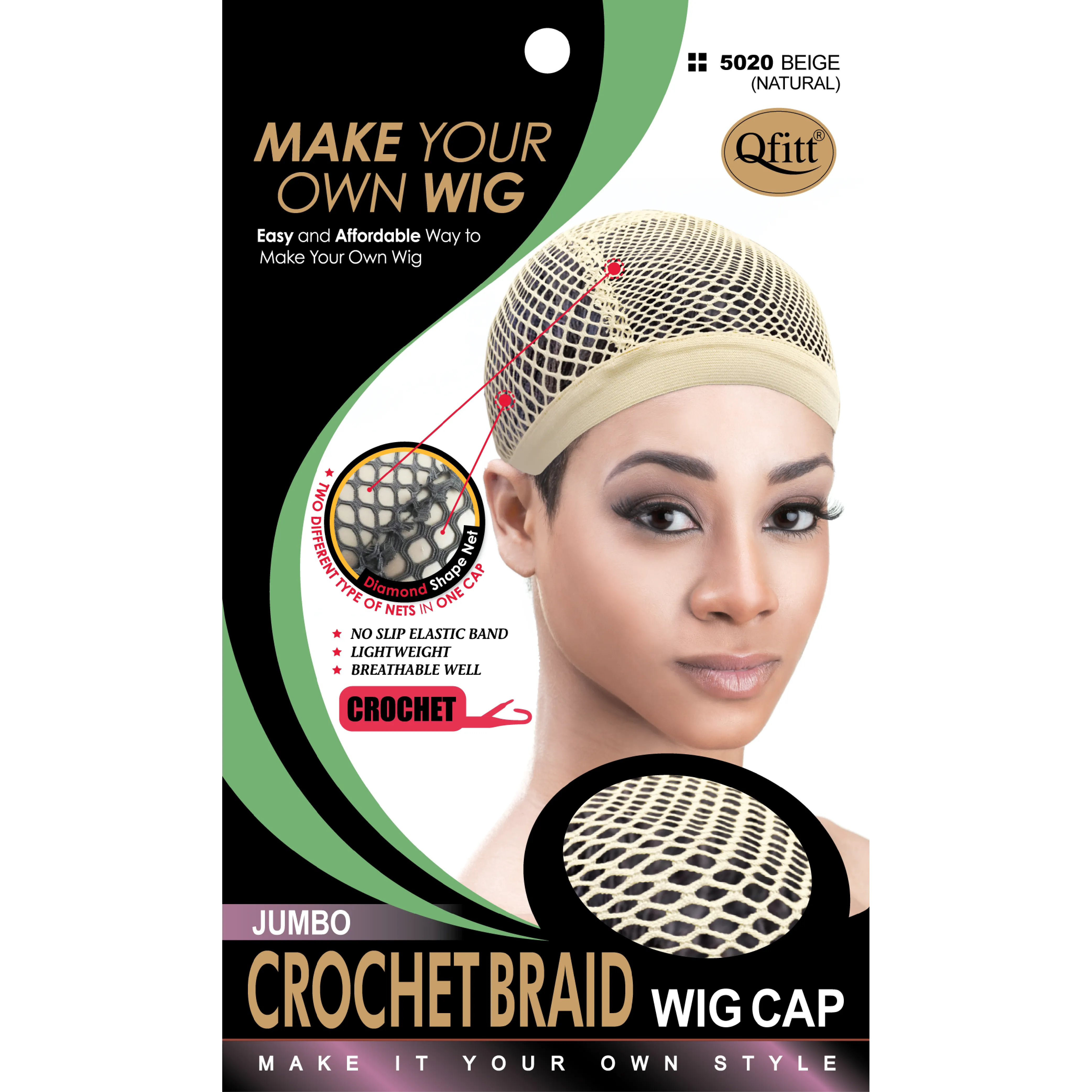 CROCHET WIG CAP