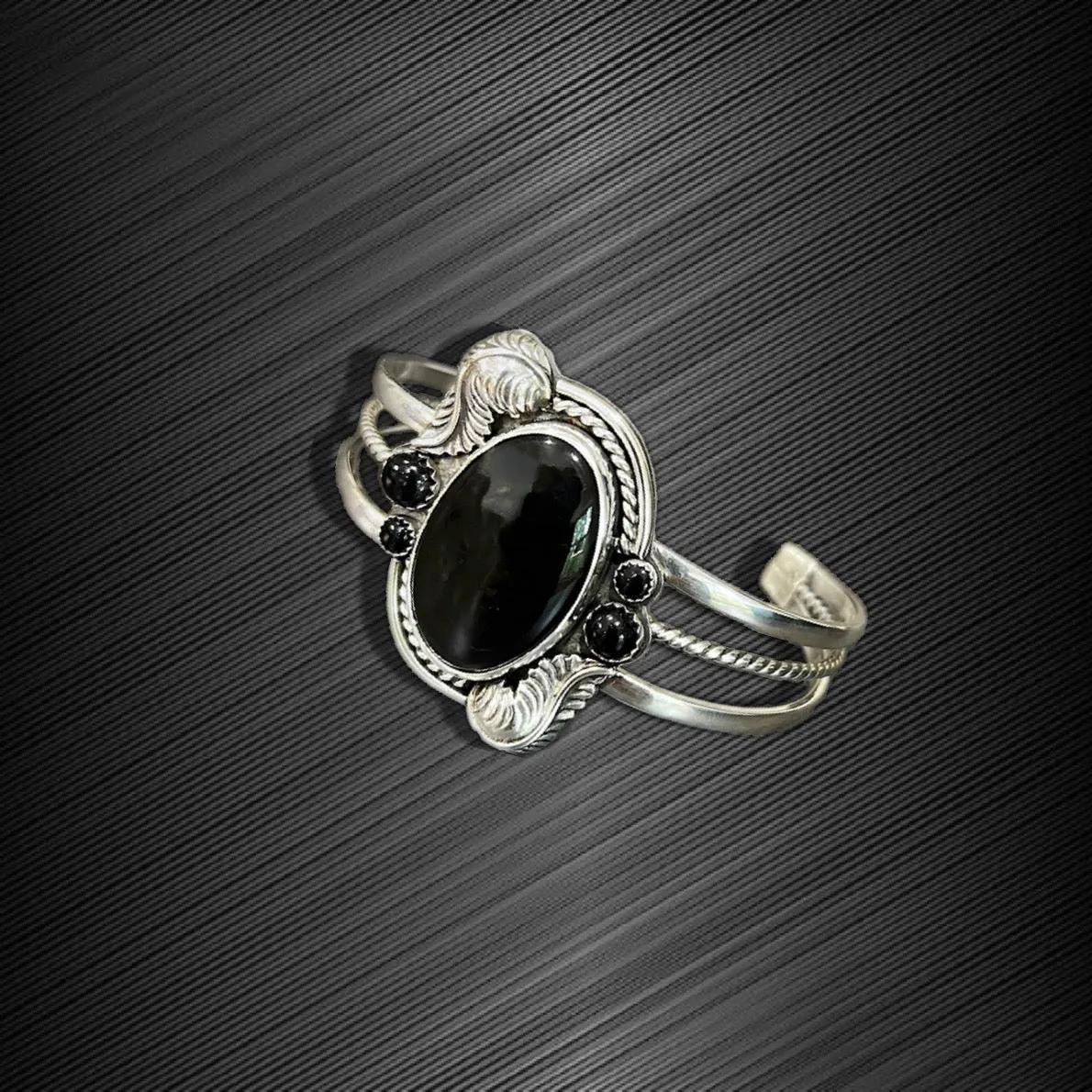 Cuff: Obsidian and Onyx