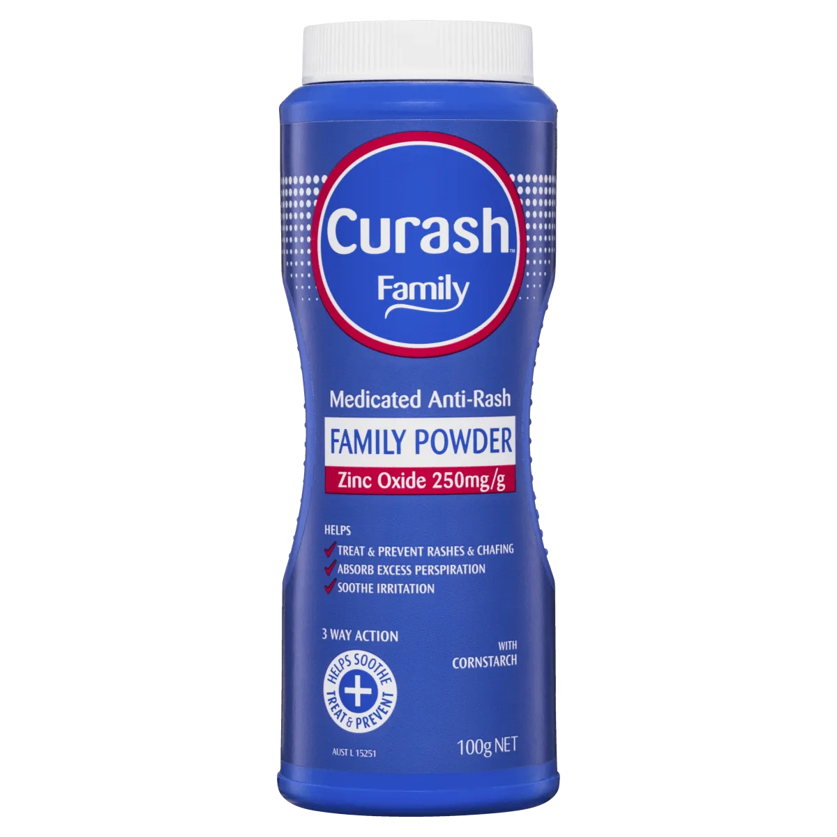 Curash Medicated Anti-Rash Family Powder 100g