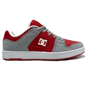 DC SHOES MENTECA 4 RED & GREY TRAINERS