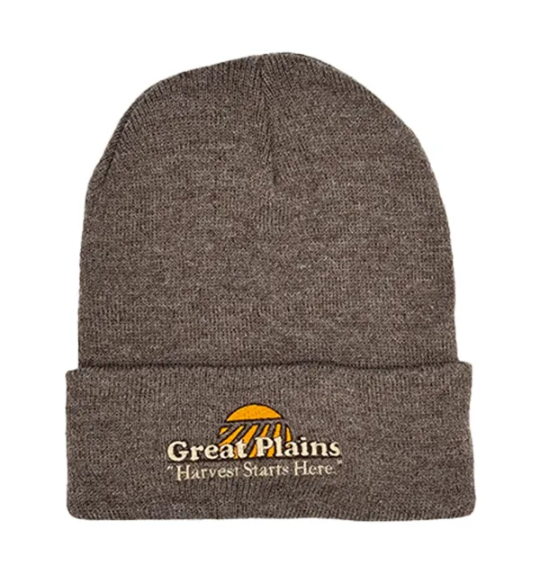 Dealers Only: Great Plains Heather Brown Cuffed Beanie (Set of 12)