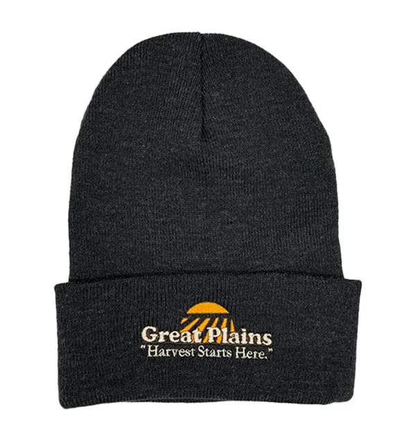 Dealers Only: Great Plains Heather Charcoal Cuffed Beanie (Set of 12)