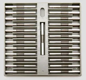 Deltronic THH25 Class X Pin Gauge Sets. 0.001" Steps on Half Thousandth Code DTHH25-3875-6375, Range .3875 - .6375"